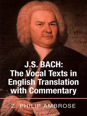 cover image of J.S. Bach
